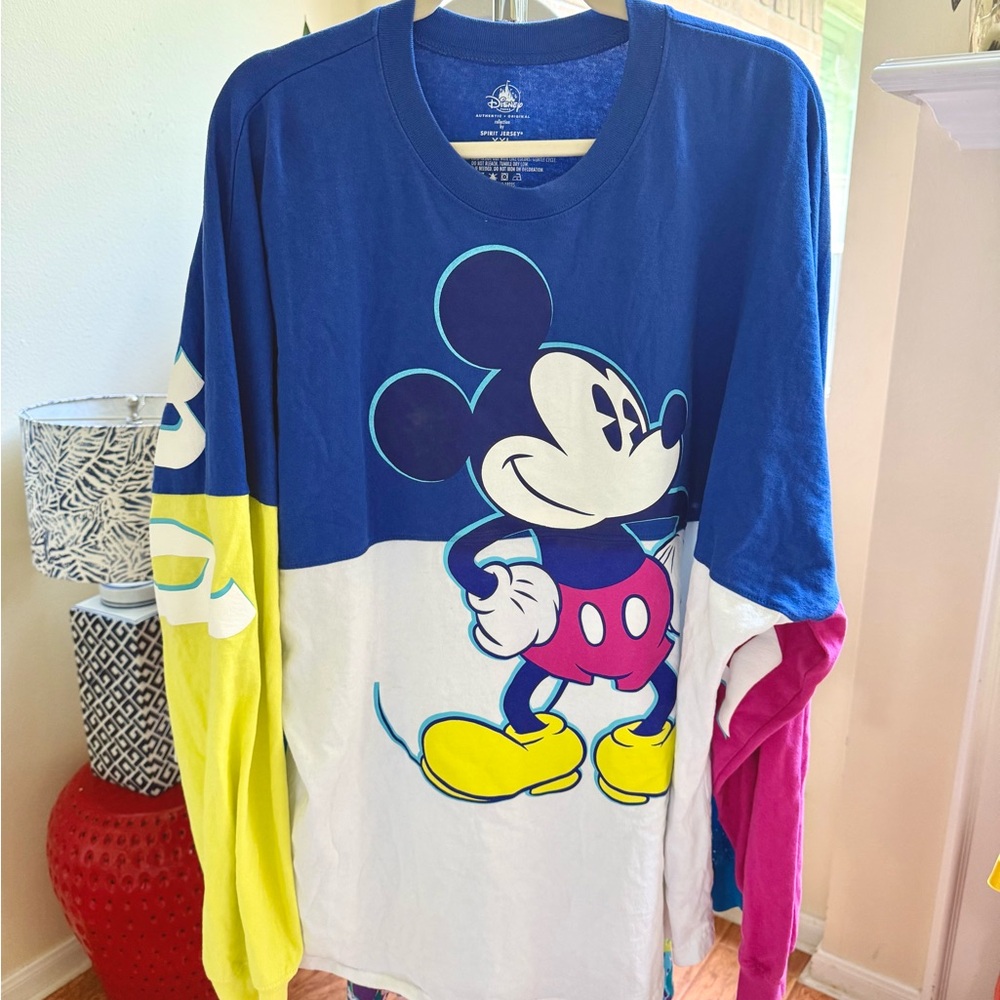 Vintage Mickey Mouse Disneyland Spirit Jersey XXL